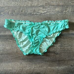 Ruffle Teal Bikini Bottoms